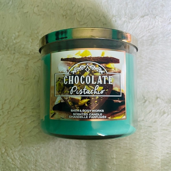 Bath & Body Works Other - RARE🔥 NEW Bath and Body Works Chocolate Pistachio 3-Wick Candle